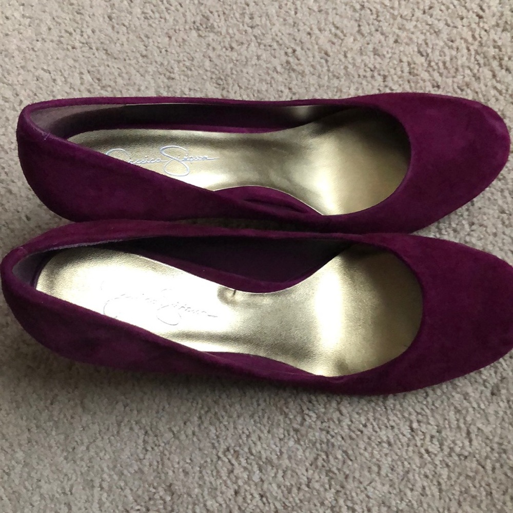 Jessica Simpson Wray Pump - Women's - Purple Suede